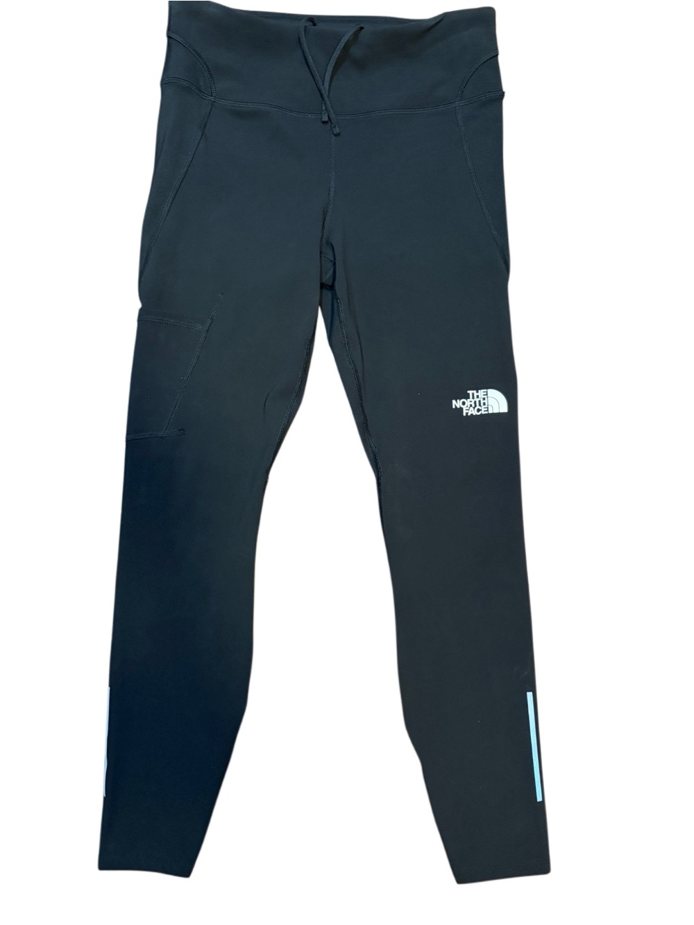 The North Face Black High-Rise Athletic Leggings with Reflective Accent